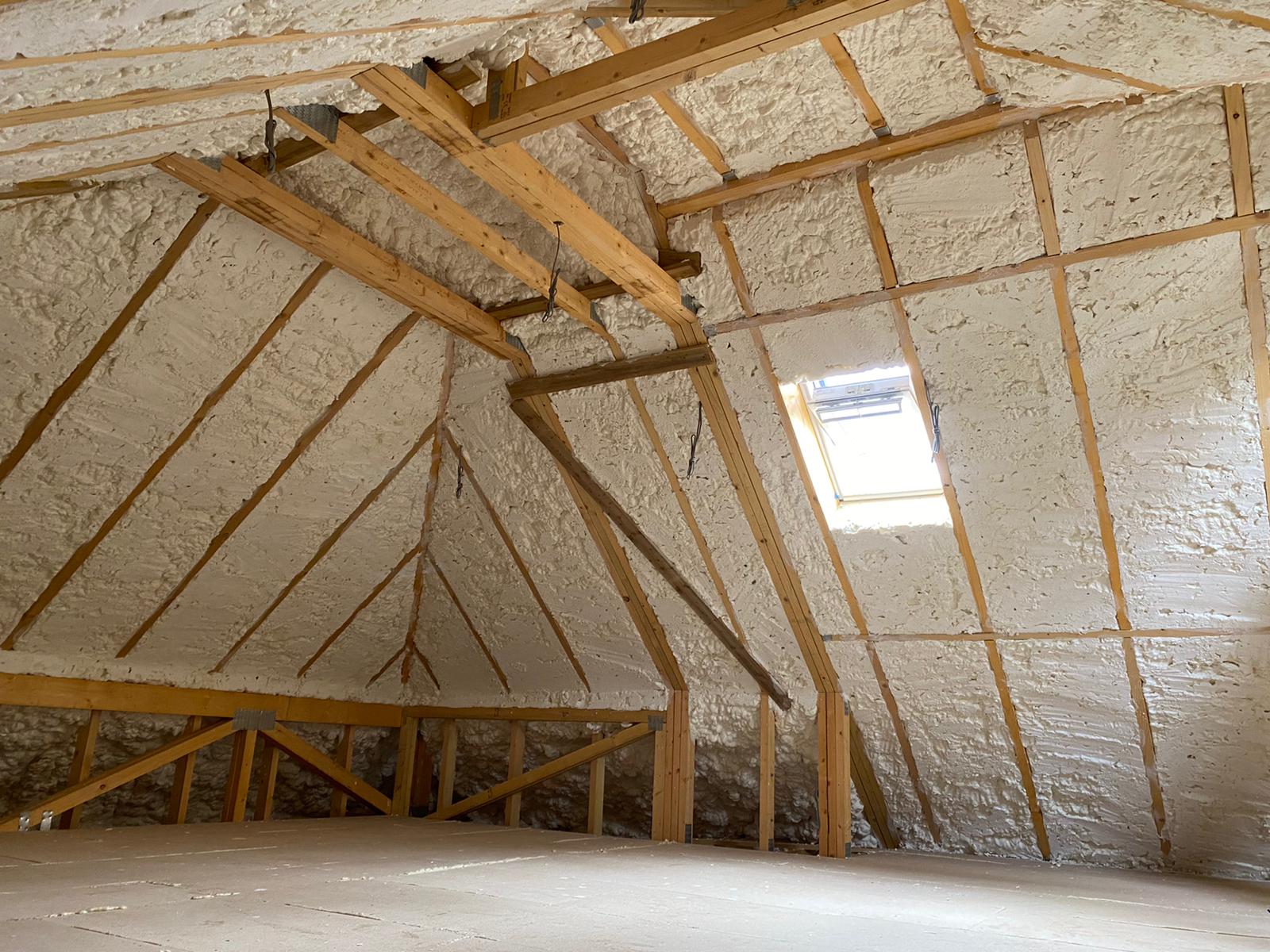 Loft Conversion Spray Foam Insulation Case Study Foam Insulations